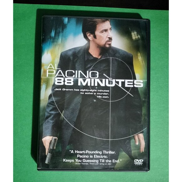 Al Pacino "88 Minutes" DVD Movie Thrilling Suspense Crime Film R-Rated Jon Avnet - Picture 12 of 13